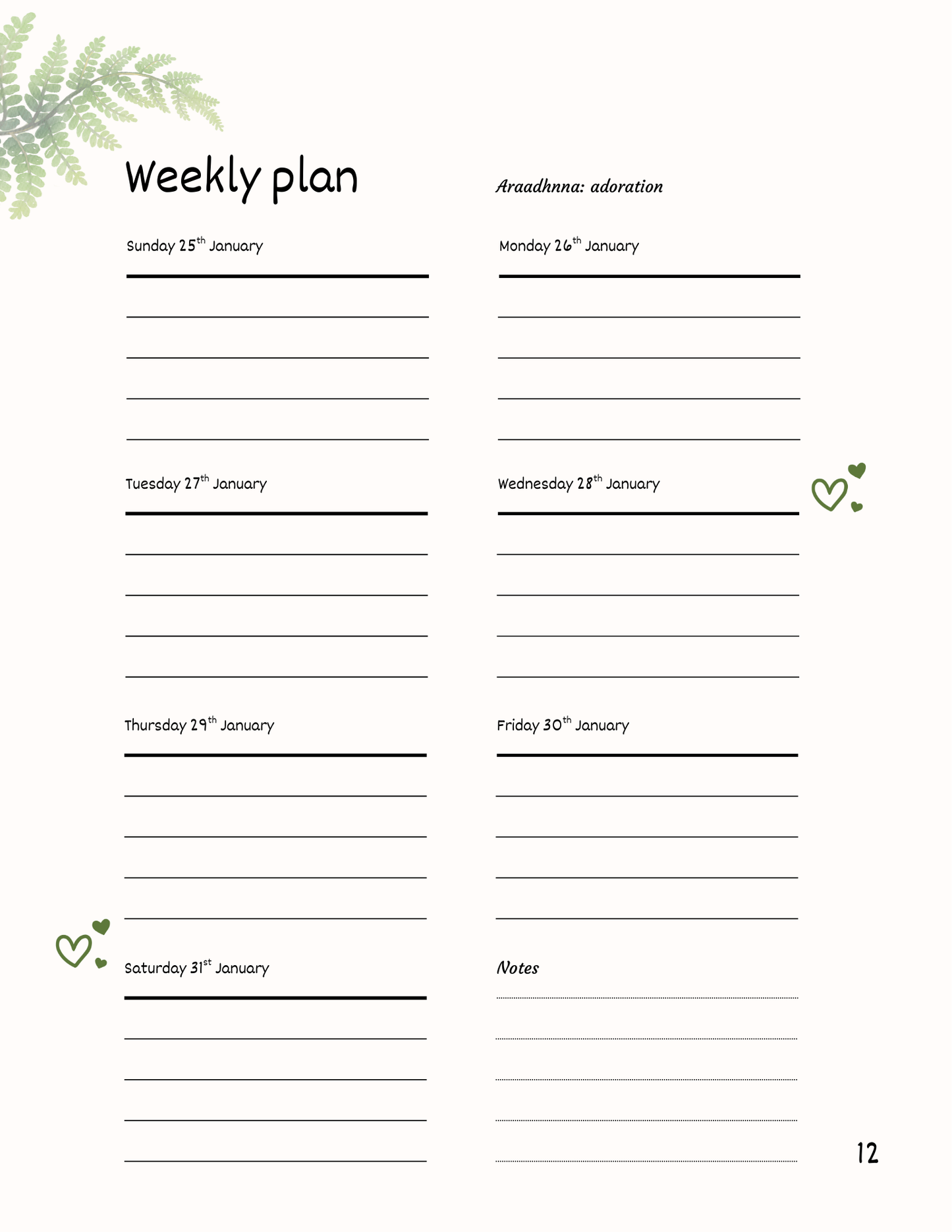 My Punjabi Values Planner 2026